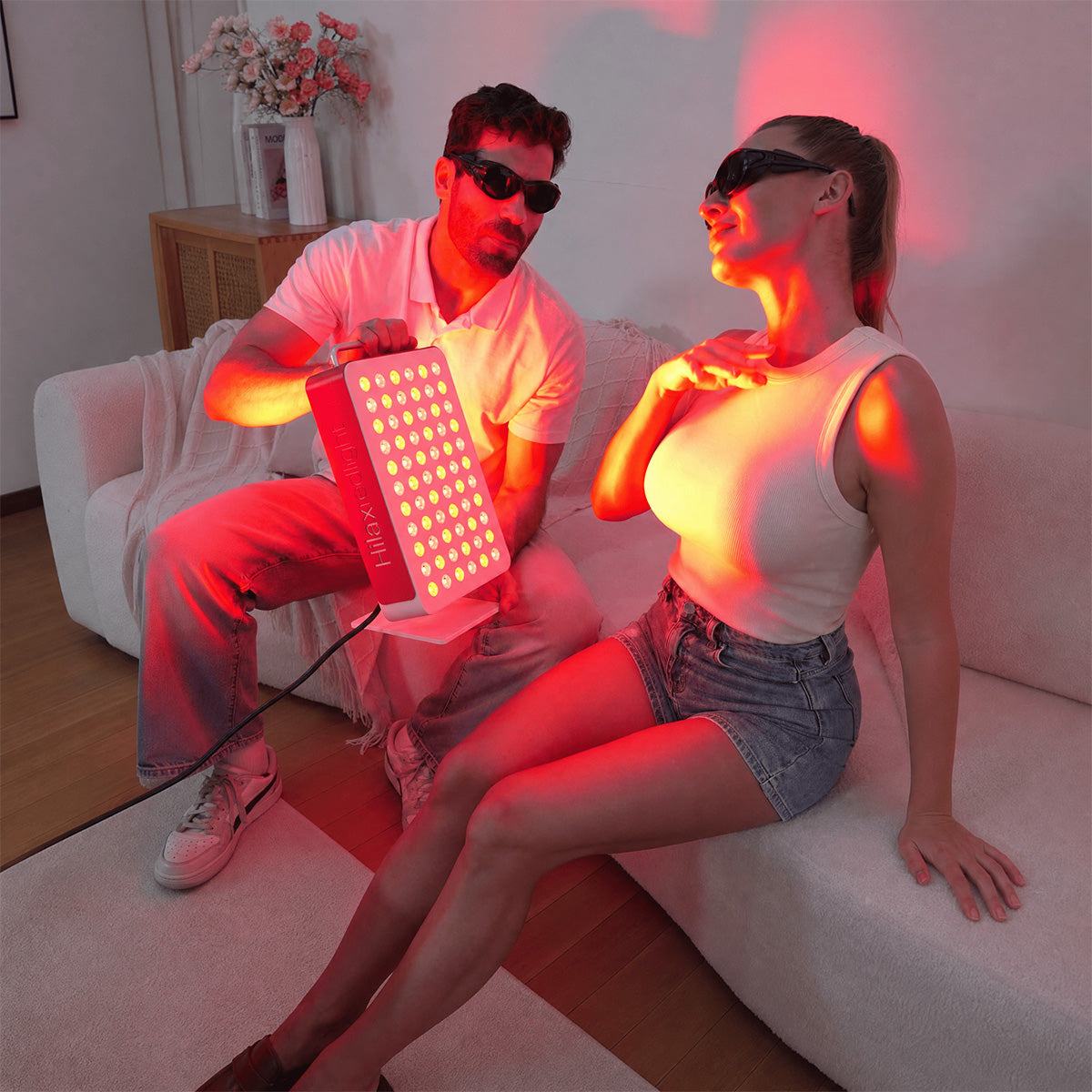 Hilax Red Light Therapy Eye Protection Goggles