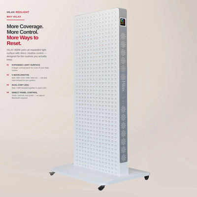 HilaxPro 3000 Red Light Therapy Panel, 800W, 5 Wavelengths