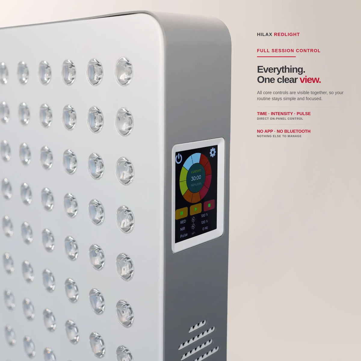 HilaxPro 1600 Red Light Therapy Panel, 400W, 5 Wavelengths