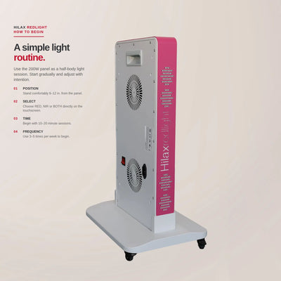 HilaxPro 750  Red Light Therapy Panel, 200W, 5 Wavelengths
