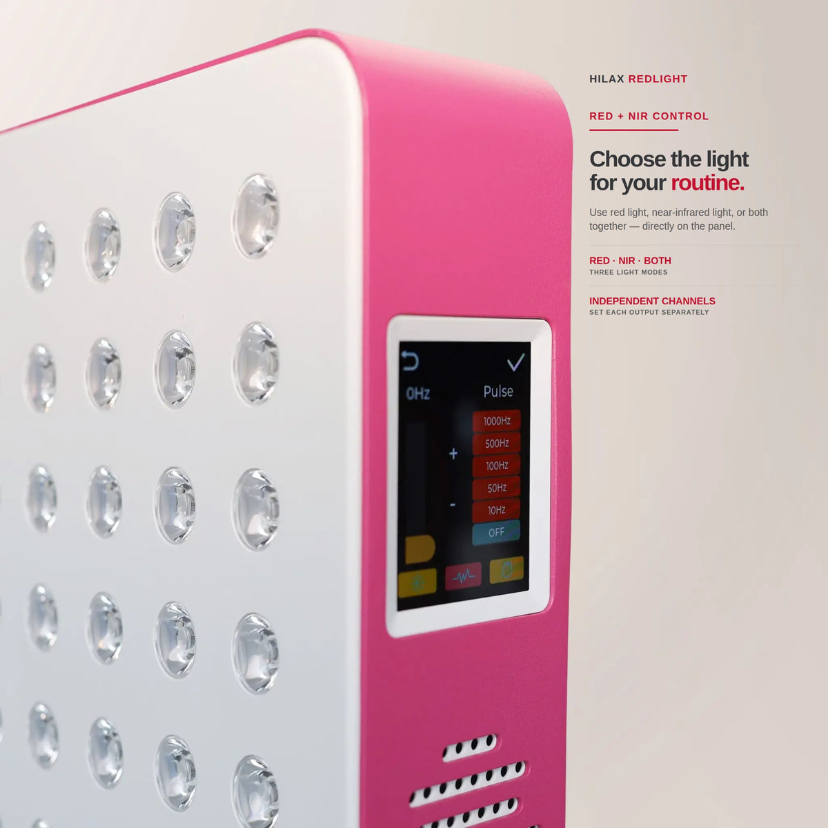 HilaxPro 1600 Red Light Therapy Panel, 400W, 5 Wavelengths